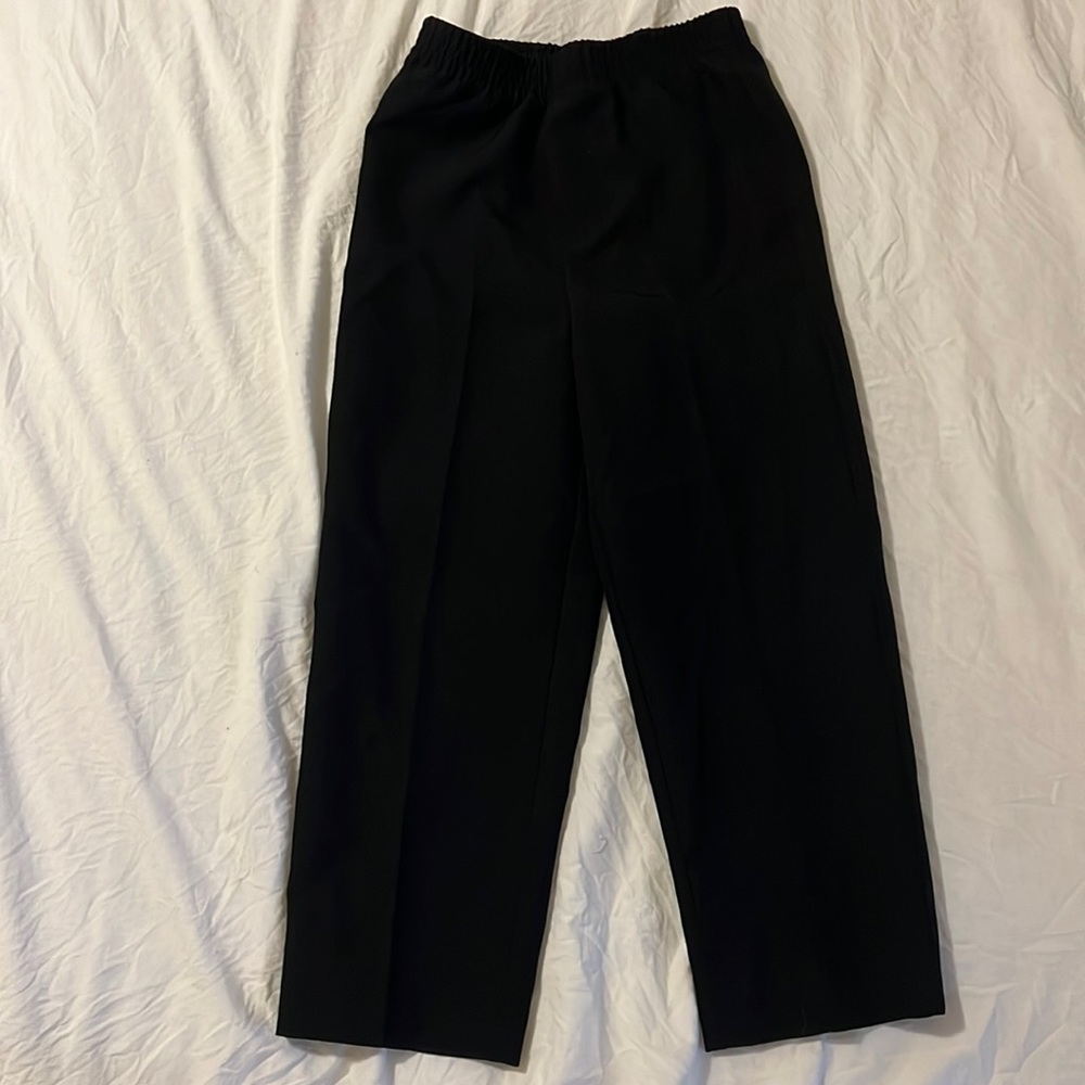 Boys black elastic dress paints size 5T